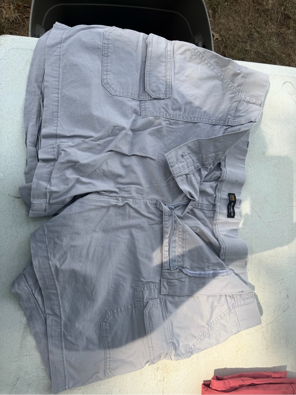 Gray women’s Cargo Shorts - Lee
